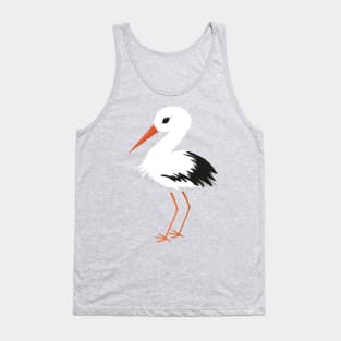 Cute stork vector Tank Top